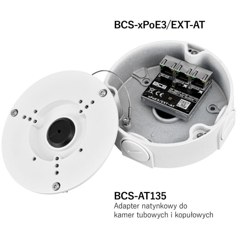 Switch POE  BCS POWER BCS-xPoE3/EXT-AT