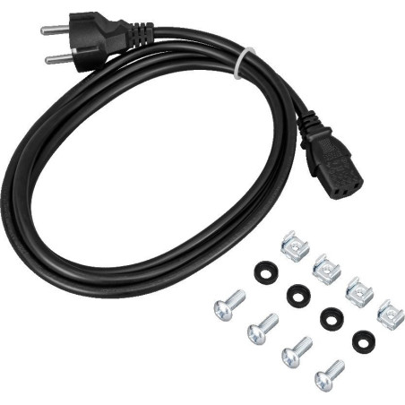 Zestaw buforowy do 8 kamer IP w obudowie RACK BCS POWER BCS-UPS/IP8Gb/E-S/RACK5U