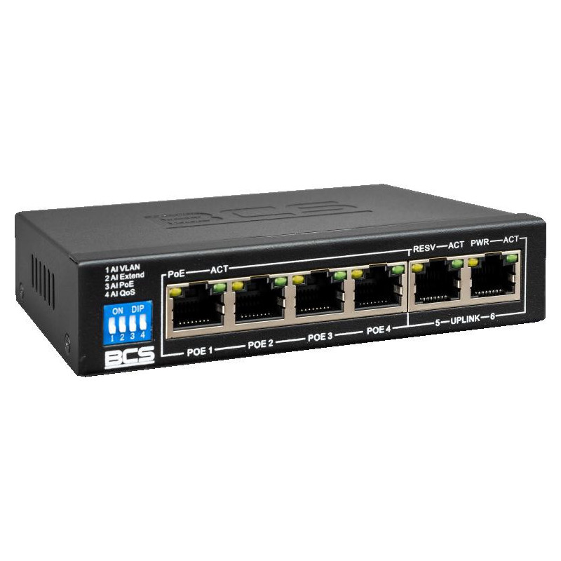 Switch PoE BCS BASIC BCS-B-SP04G02G