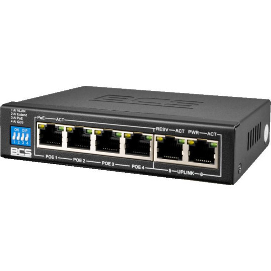 Switch PoE BCS BASIC BCS-B-SP04G02G
