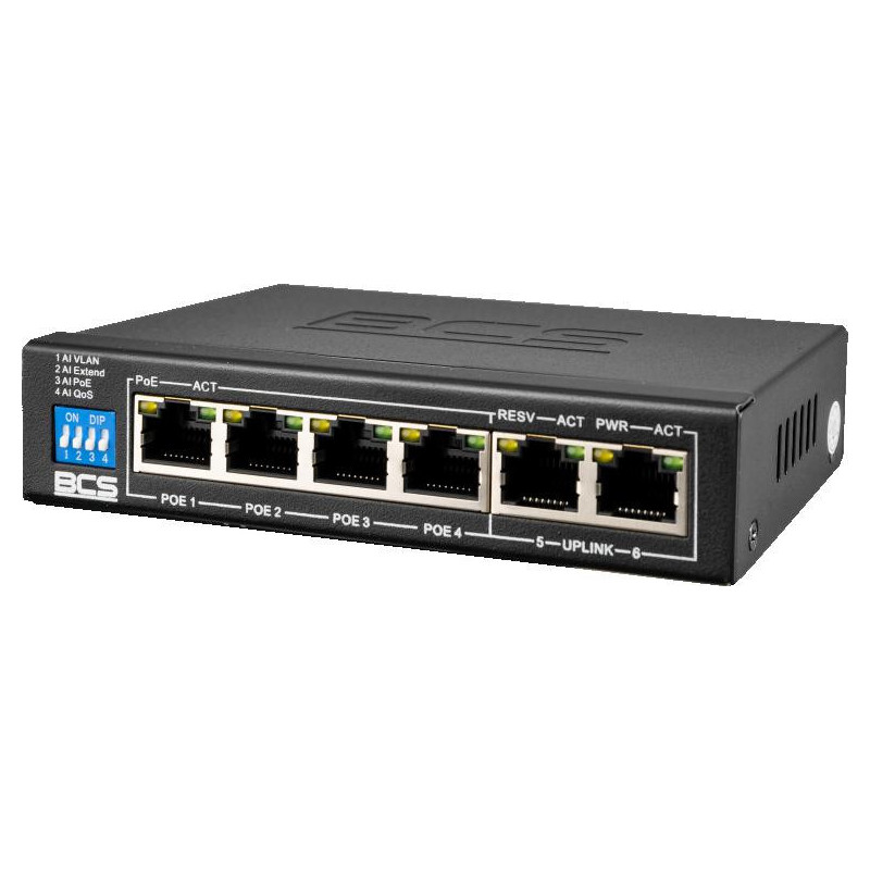 Switch PoE BCS BASIC BCS-B-SP04G02G