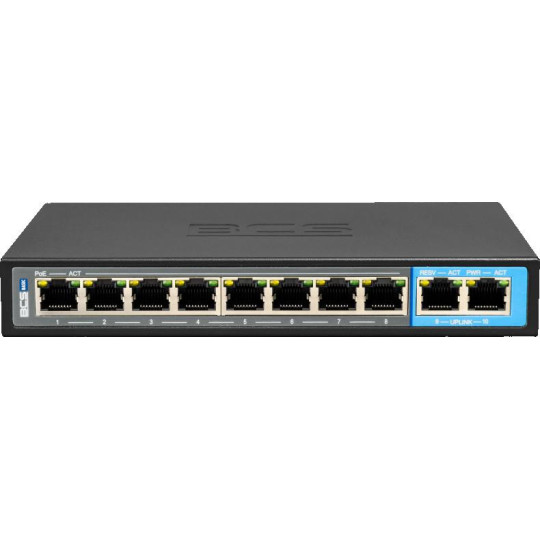 Switch PoE BCS BASIC BCS-B-SP08G02G
