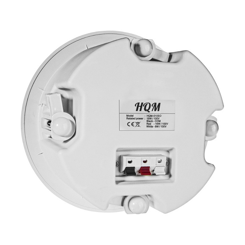 GŁOŚNIK SUFITOWY PA HQM-SOZ1625 16W 100V BIAŁY