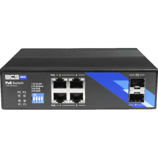 Switch PoE BCS BASIC BCS-B-ISP04G-2SFP