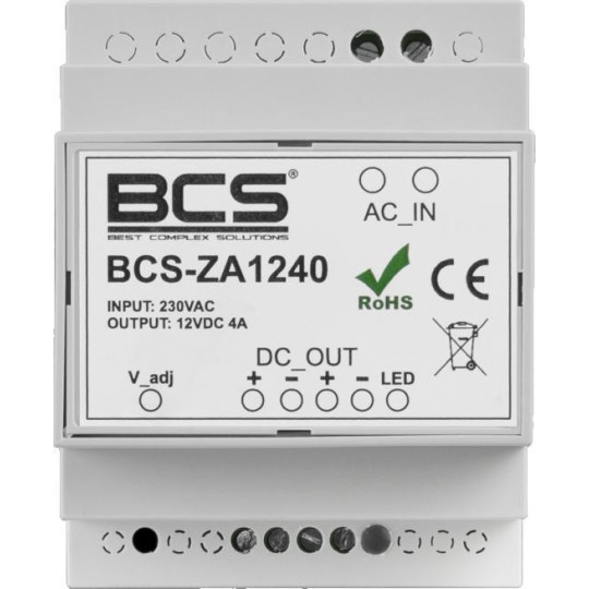 Zasilacz impulsowy BCS POWER BCS-ZA1240