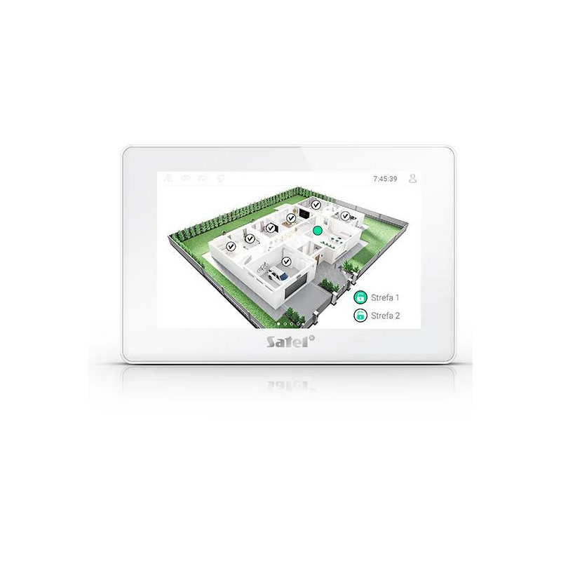 SATEL Manipulator z ekranem dotykowym 7" INT-TSH2R-W biały