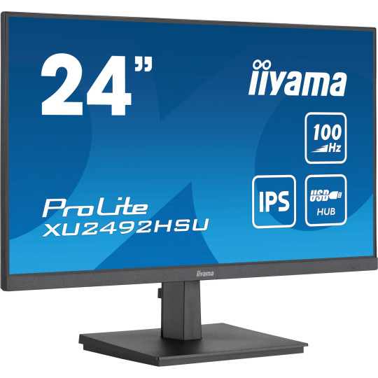 Monitor LED IIYAMA XU2492HSU-B6 24 cale Ultra Slim IPS USB + gwarancja 24/7