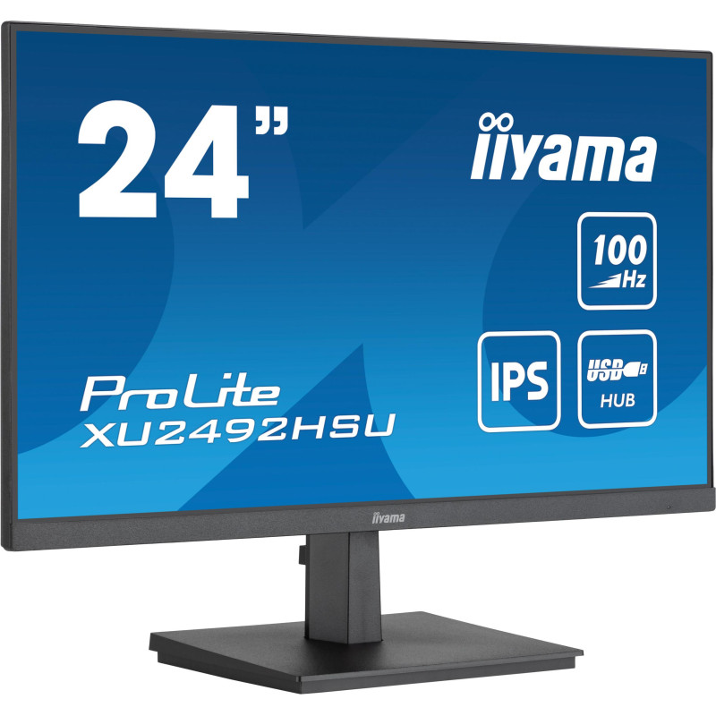 Monitor LED IIYAMA XU2492HSU-B6 24 cale Ultra Slim IPS USB + gwarancja 24/7