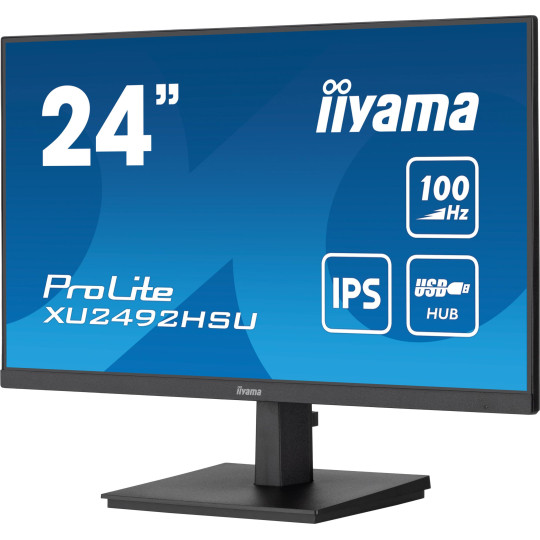 Monitor LED IIYAMA XU2492HSU-B6 24 cale Ultra Slim IPS USB + gwarancja 24/7