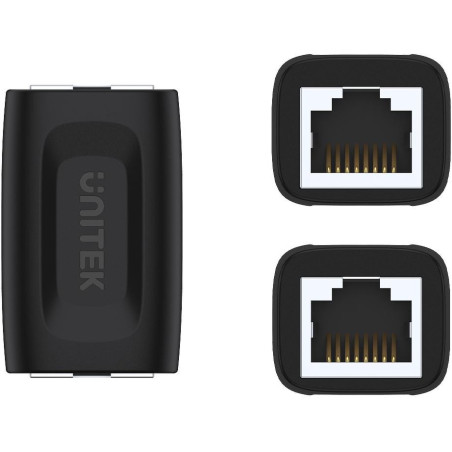 Adapter Unitek RJ45 (F) - RJ45 (F) Cat.6 1Gbps | Przedłużka sieciowa RJ45, Łącznik