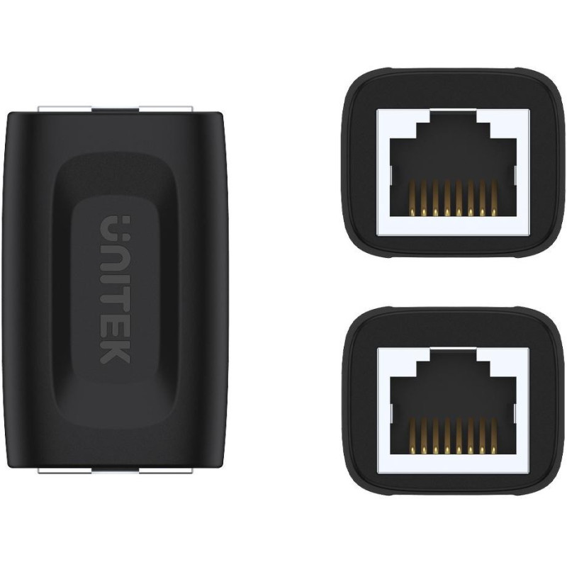 Adapter Unitek RJ45 (F) - RJ45 (F) Cat.6 1Gbps | Przedłużka sieciowa RJ45, Łącznik