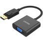 Adapter Unitek Y-5118E DisplayPort na VGA FullHD