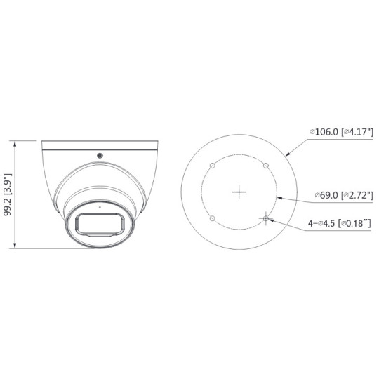 KAMERA HDCVI DAHUA HAC-HDW2802T-A-0280B-S2-DIP