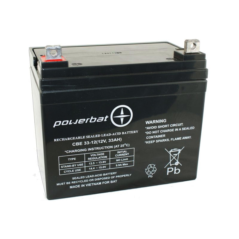 Akumulator PowerBat AGM 12V 33Ah