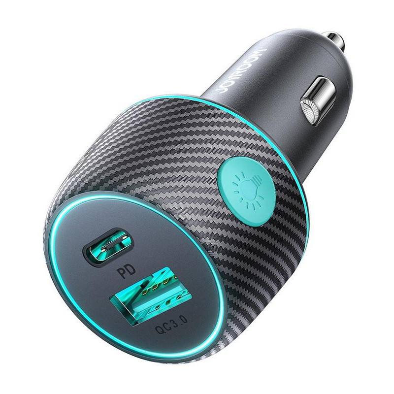 Ładowarka samochodowa Joyroom JR-CCN01 60W 3.0A PD 3.0 QC 3.0 1x USB-A 1x USB-C