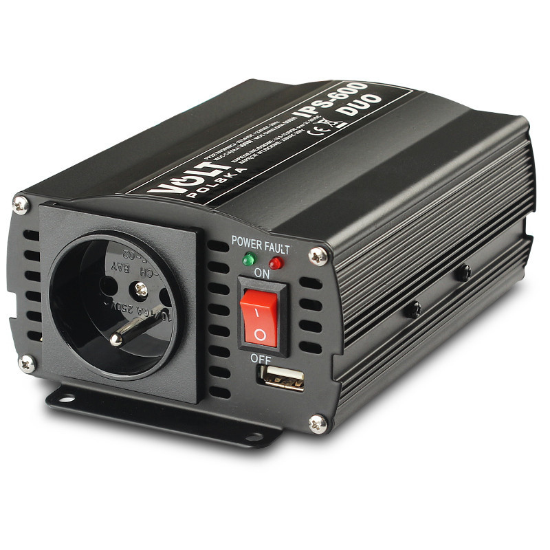 PRZETWORNICA VOLT POLSKA IPS-600 DUO 12V 24V/230V 300/600W