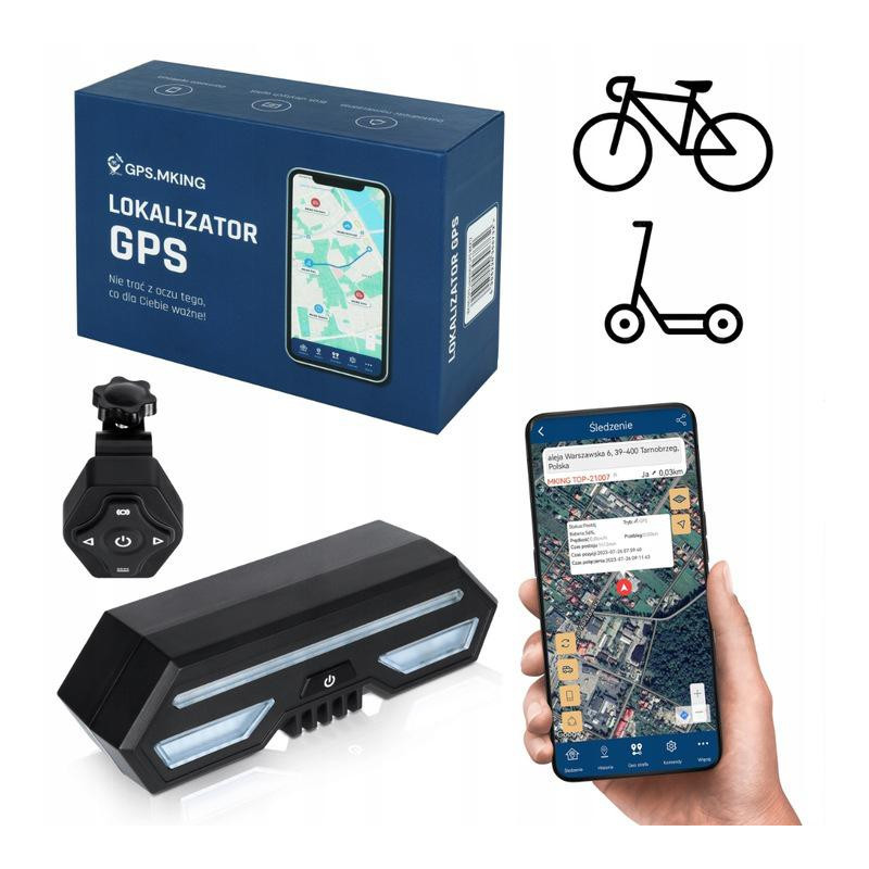 Lokalizator GPS Mking BIKESCOO dla hulajnóg