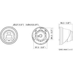 KAMERA IP HIKVISION DS-2CD2383G2-LI2U(2.8mm)(BLACK)