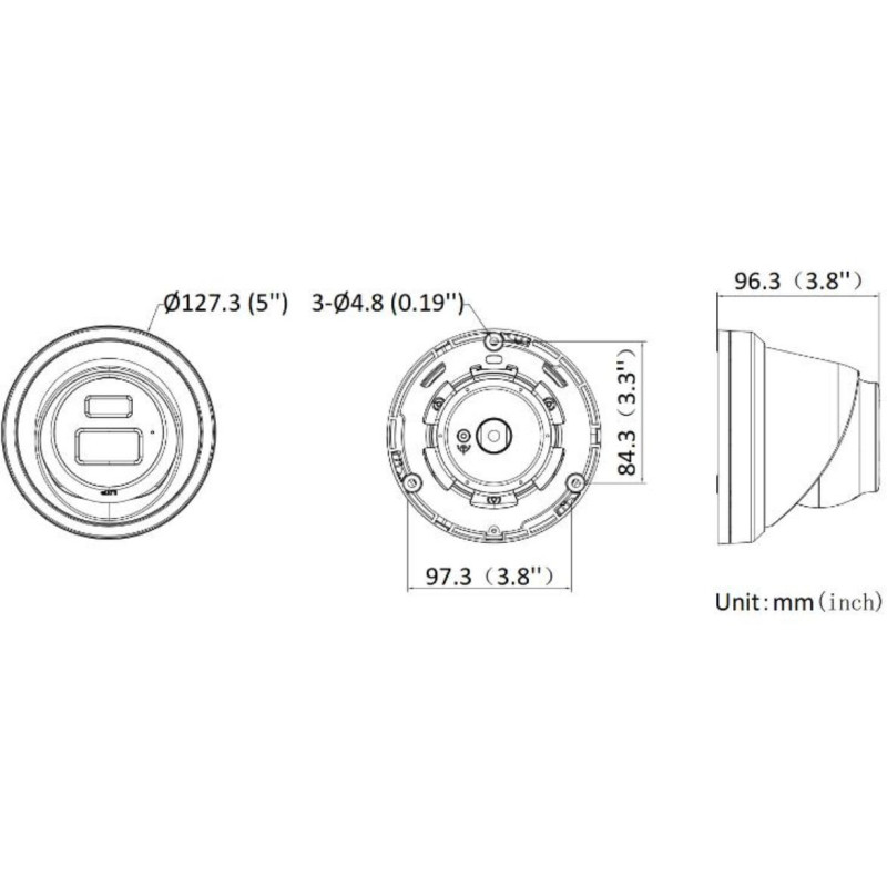KAMERA IP HIKVISION DS-2CD2383G2-LI2U(2.8mm)(BLACK)