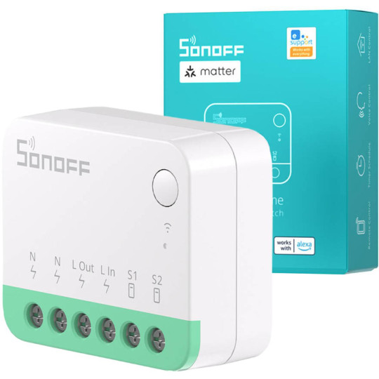 SONOFF Inteligentny przełącznik Wi-Fi 1-kanałowy MINIR4M Matter