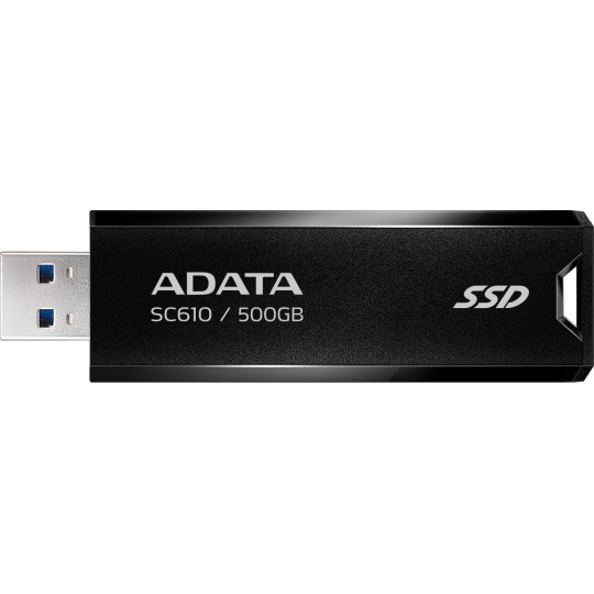 Dysk zewnętrzny SSD Adata SC610 500GB USB3.2A czarny