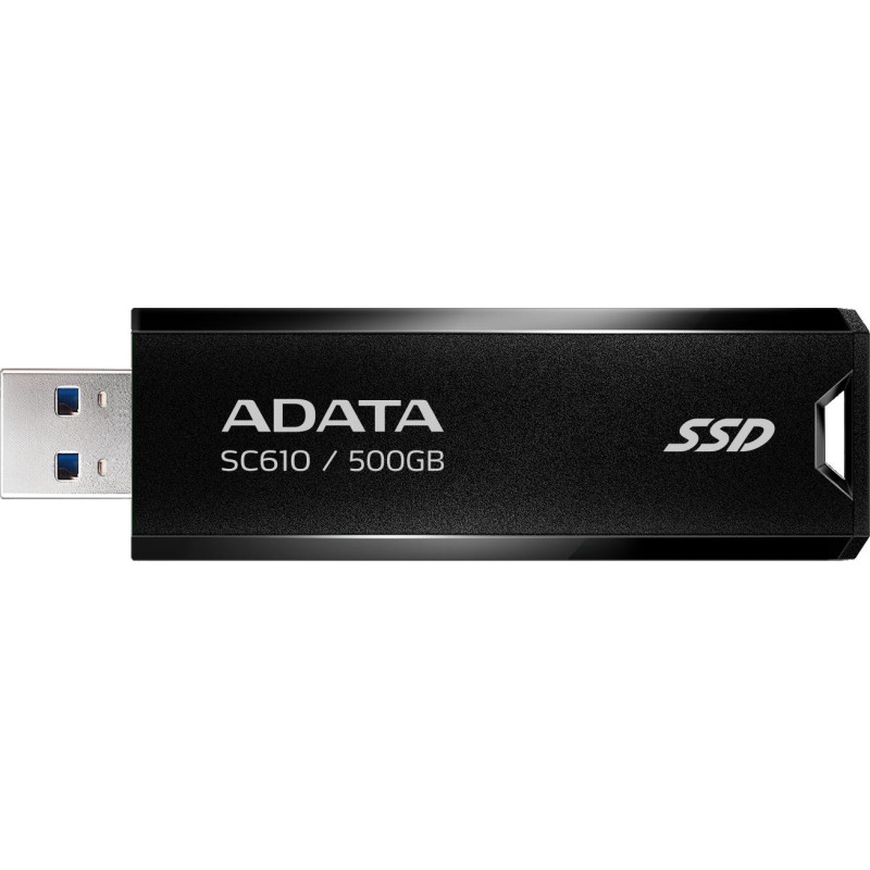 Dysk zewnętrzny SSD Adata SC610 500GB USB3.2A czarny