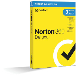Norton 360 Deluxe BOX PL 3-urządzenia,12-miesięcy