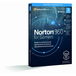 Norton 360 for Gamers BOX PL 3-urządzenia, 12-miesięcy