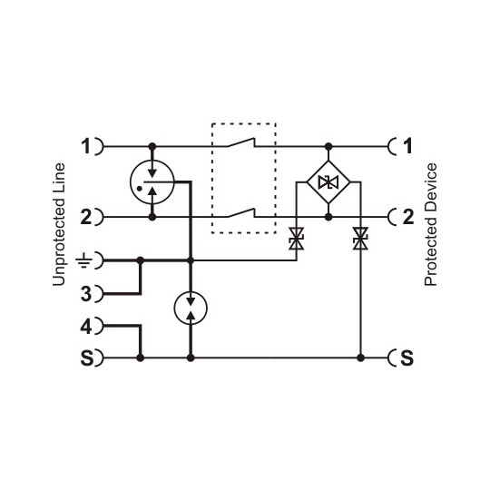 Zabezpieczenie przeciwprzepięciowe do RS-485 EWIMAR SUG-RS485/DIN
