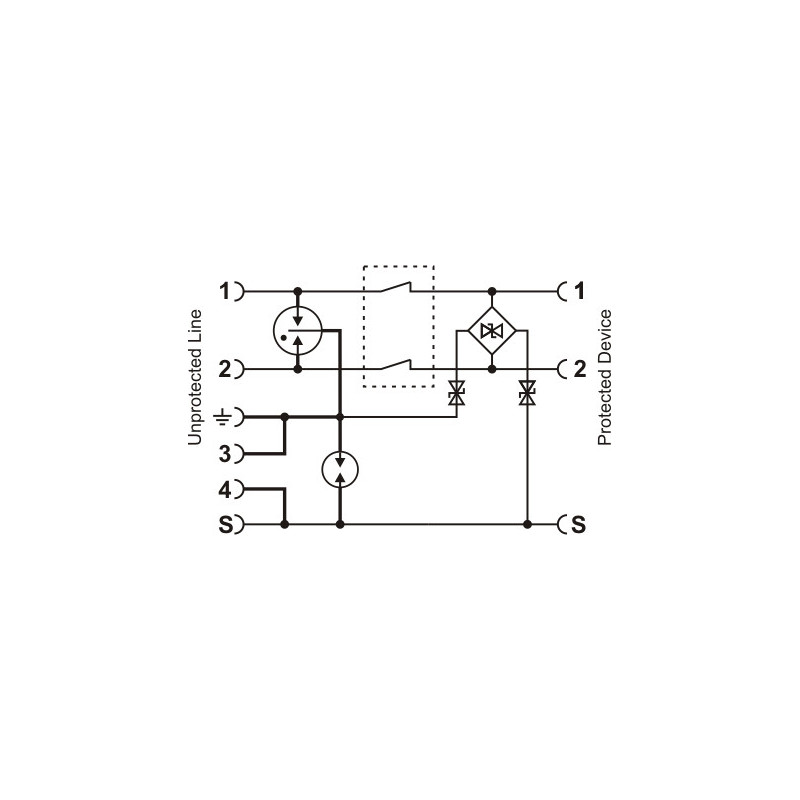 Zabezpieczenie przeciwprzepięciowe do RS-485 EWIMAR SUG-RS485/DIN