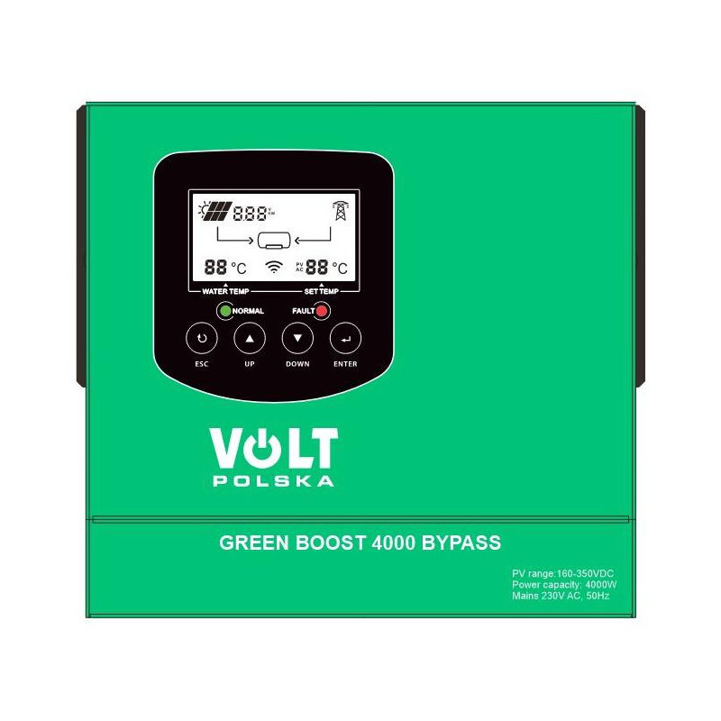 Przetwornica solarna VOLT POLSKA GREEN BOOST 4000 BYPASS (160-350VDC)