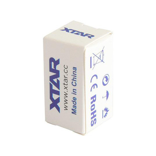 Akumulatorek 16340 / R-CR123 3,7V Xtar 650mAh (1 szt.) z zabezpieczeniem