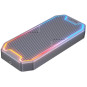 S1210B Unitek Obudowa dysku M.2 SSD NVMe/SATA 10Gbps RGB
