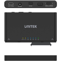 Unitek S1222A Mostek / stacja klonująca dyski SATA i M.2