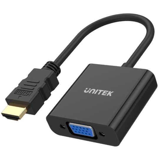 Unitek Y-6333 adapter HDMI to VGA + audio