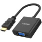 Unitek Y-6333 adapter HDMI to VGA + audio