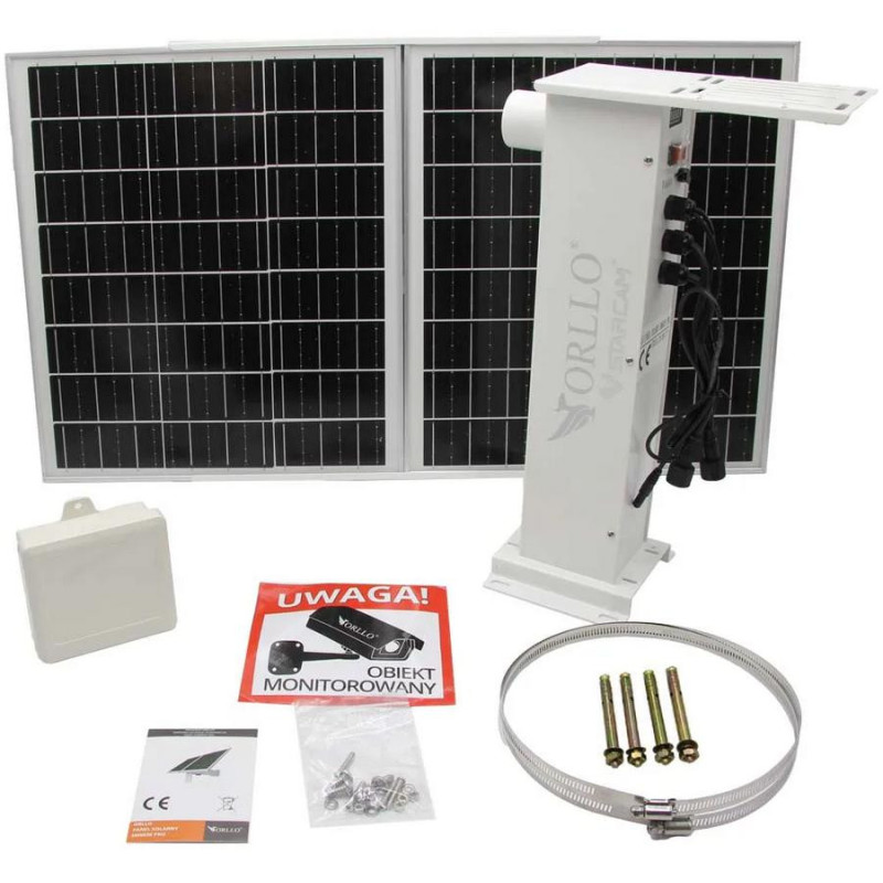 Kamera IP ORLLO Z10 WiFi POE z panelem fotowoltaicznym SM6030 PRO