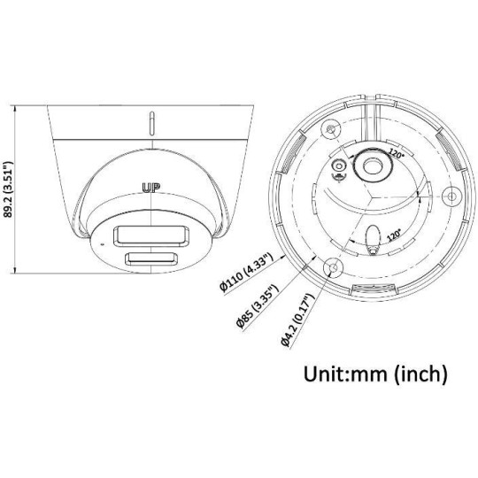 KAMERA IP HIKVISION DS-2CD1343G2-LIU(2.8mm) PL
