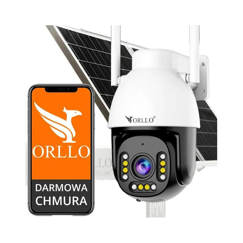 Kamera IP Orllo Z9 ULTRA z panelem solarnym SM6030 PRO