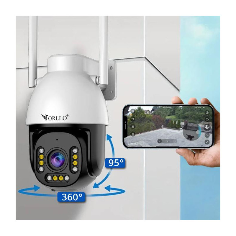 Kamera IP Orllo Z9 ULTRA z panelem solarnym SM6030 PRO