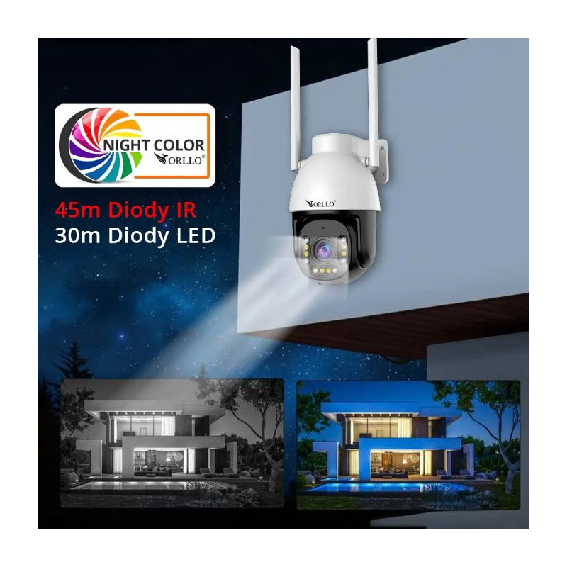 Kamera IP Orllo Z9 ULTRA z panelem solarnym SM6030 PRO