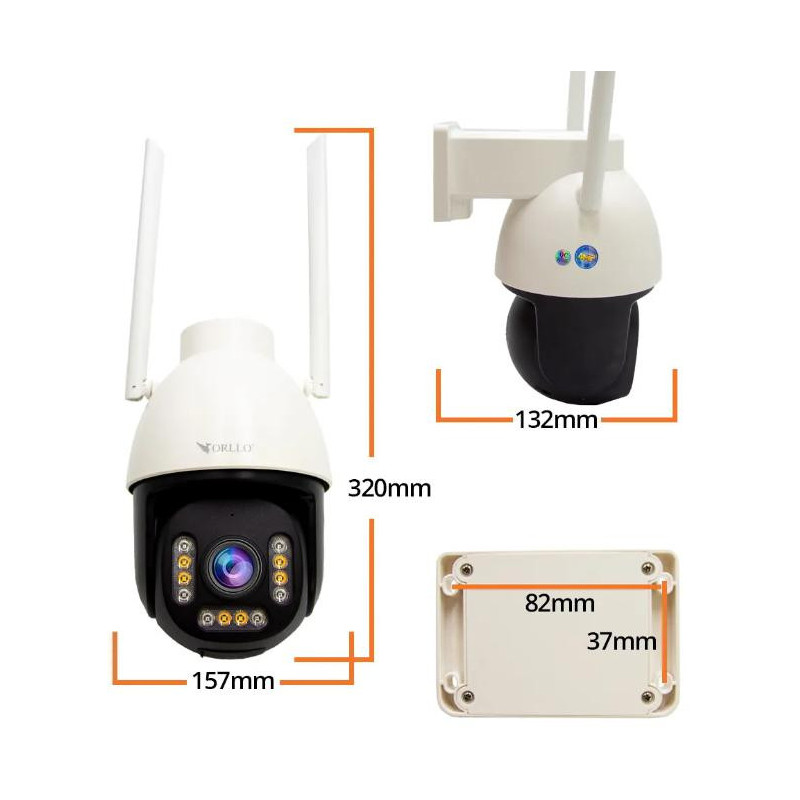 Kamera IP Orllo Z9 ULTRA z panelem solarnym SM6030 PRO