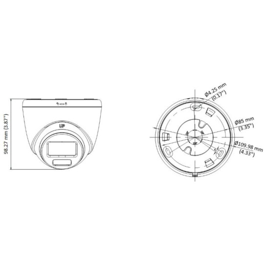 KAMERA 4W1 HIKVISION DS-2CE72KF3T-LE(2.8mm)(O-STD)