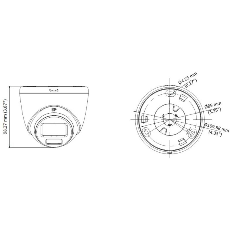 KAMERA 4W1 HIKVISION DS-2CE72KF3T-LE(2.8mm)(O-STD)