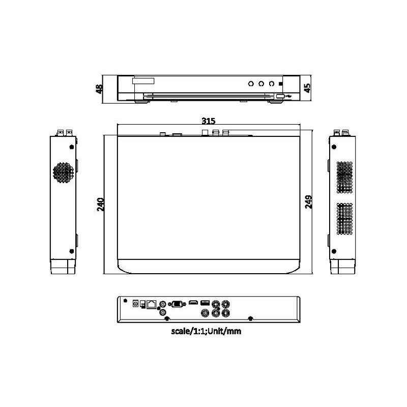 REJESTRATOR 5W1 HIKVISION iDS-7204HQHI-M1/XT(STD)/4A+4/1ALM