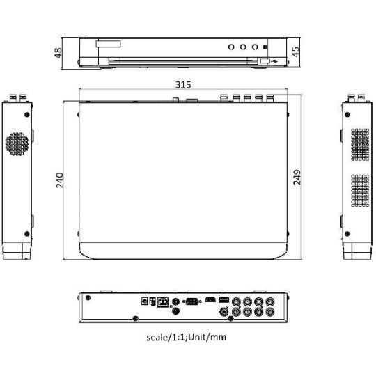 REJESTRATOR 5W1 HIKVISION iDS-7208HQHI-M1/XT(STD)/4A+8/4ALM