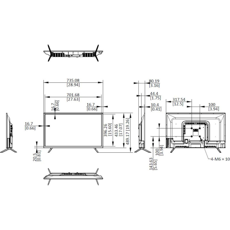 Monitor Hikvision DS-D5032F3-1V0S