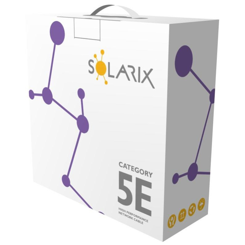 KABEL SKRĘTKA SOLARIX CAT.5E UTP LSOH Dca SXKD-5E-UTP-LSOH box 305m