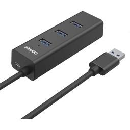 Hub USB Unitek USB-A 5Gbps, 4x USB-A | Aktywny,