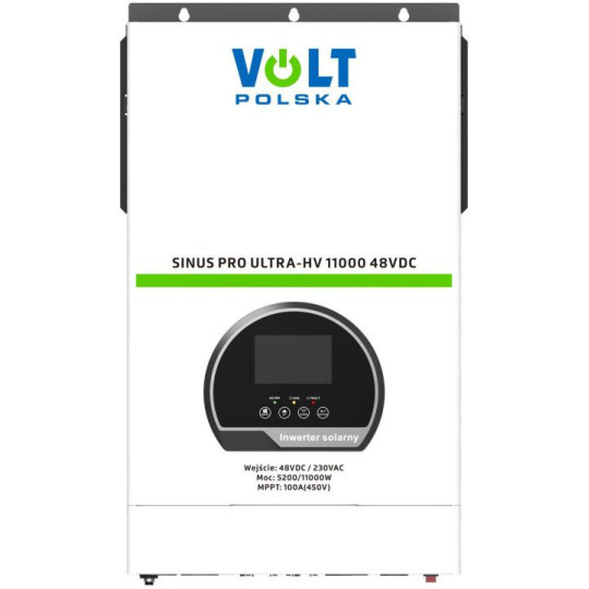 Przetwornica inwerter solarny Volt Polska SinusPro Ultra-HV 11000 48V/230V 5200/11000W 100A MPPT (45